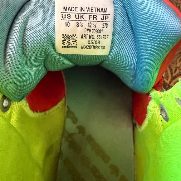 Multi Color Adidas High Tops - Picture 7 of 9